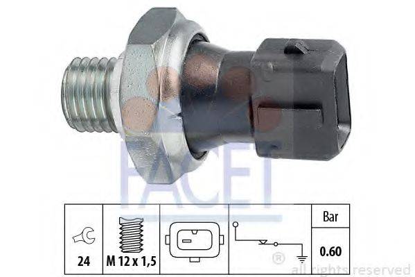 FACET 70164 Датчик тиску масла
