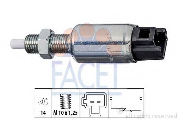 FACET 71287 Вимикач, привід зчеплення (Tempomat)