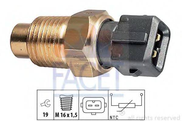 FACET 73160 Датчик, температура охолоджувальної рідини