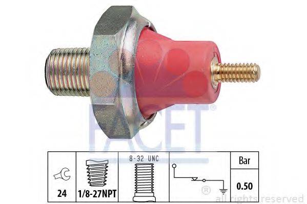 FACET 70031 Датчик тиску масла