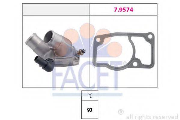 FACET 78344 Термостат, охолоджуюча рідина