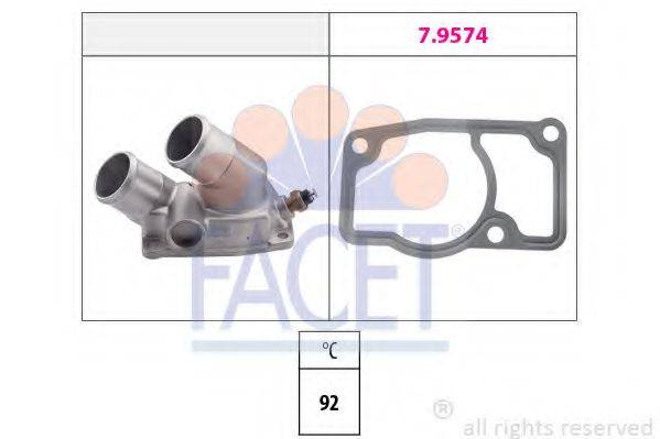 FACET 78345 Термостат, охолоджуюча рідина