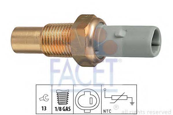 FACET 73184 Датчик, температура охолоджувальної рідини