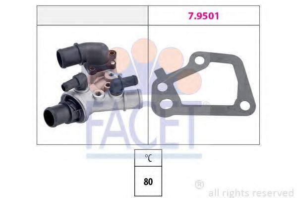 FACET 78102 Термостат, охолоджуюча рідина