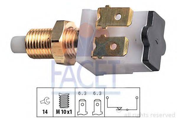 FACET 71007 Вимикач ліхтаря сигналу гальмування