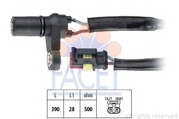 FACET 90231 Датчик частоти обертання, автоматична коробка передач