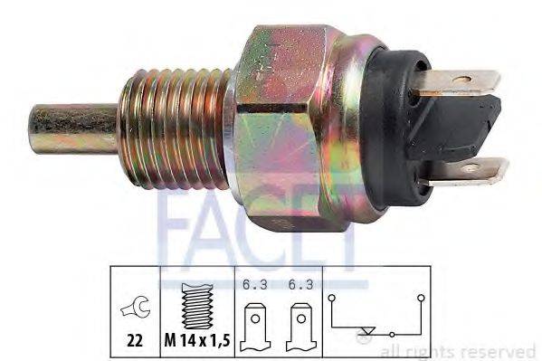 FACET 76035 Вимикач, фара заднього ходу