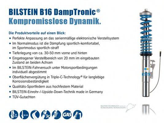 BILSTEIN BIL007415 Комплект ходової частини, пружини / амортизатори