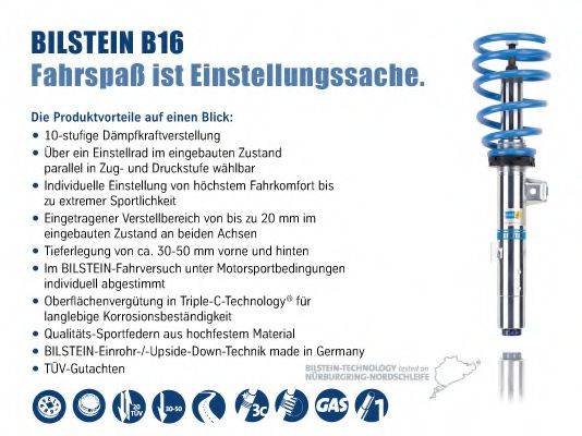 BILSTEIN BIL008874 Комплект ходової частини, пружини / амортизатори