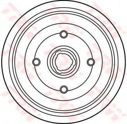TRW DB4161 Гальмівний барабан