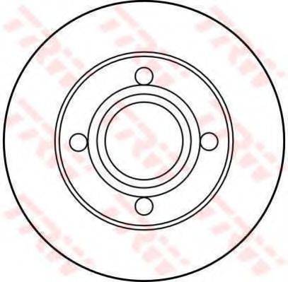 TRW DF2667 гальмівний диск