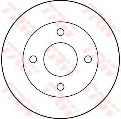 TRW DF2726 гальмівний диск