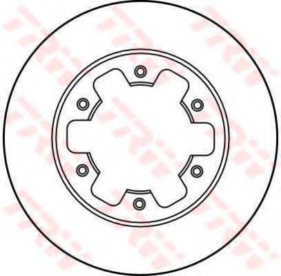TRW DF2738 гальмівний диск