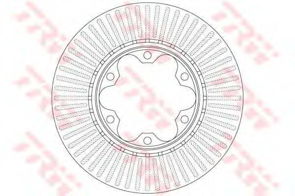 TRW DF6481 гальмівний диск