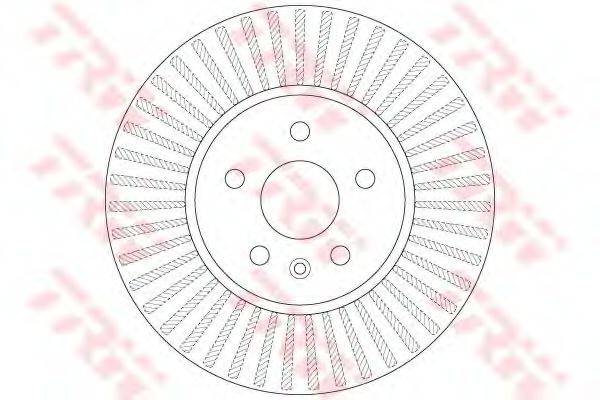 TRW DF6629 гальмівний диск