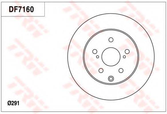 TRW DF7160 гальмівний диск