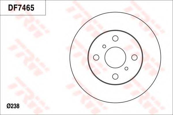 TRW DF7465 гальмівний диск