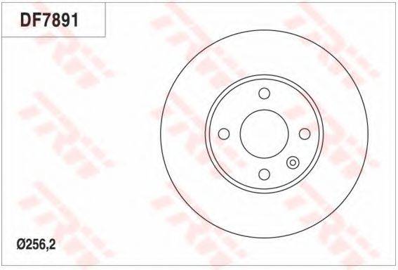 TRW DF7891 гальмівний диск