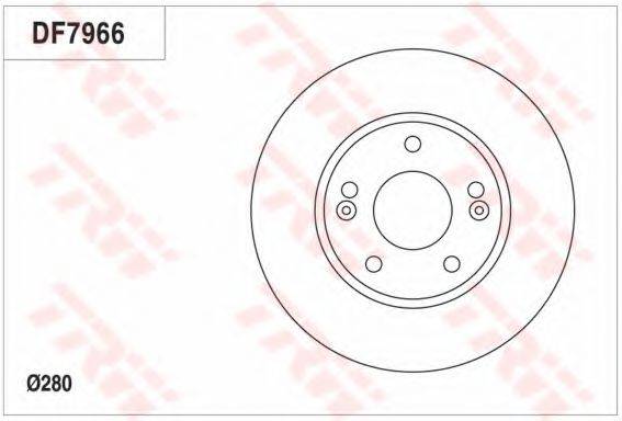 TRW DF7966 гальмівний диск