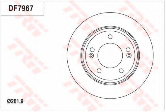 TRW DF7967 гальмівний диск