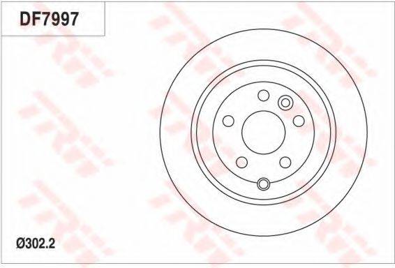 TRW DF7997 гальмівний диск