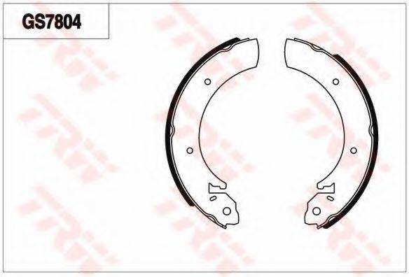 TRW GS7804 Комплект гальмівних колодок