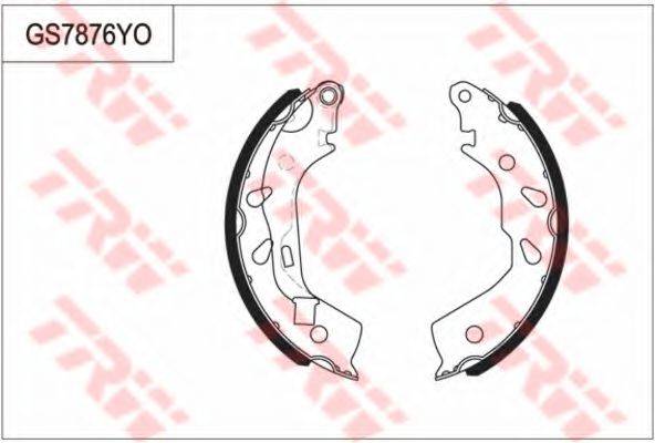 TRW GS7876 Комплект гальмівних колодок
