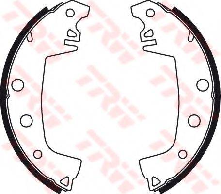 TRW GS8020 Комплект гальмівних колодок