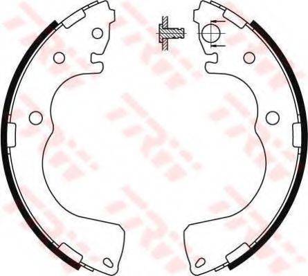 TRW GS8435 Комплект гальмівних колодок