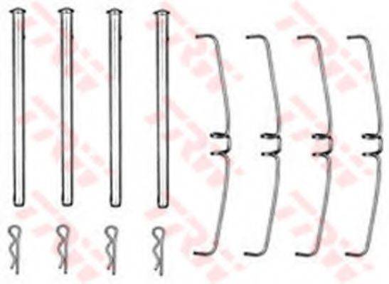 TRW PFK141 Комплектуючі, колодки дискового гальма