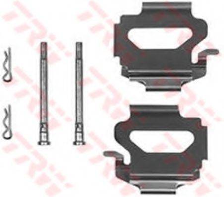 TRW PFK296 Комплектуючі, колодки дискового гальма