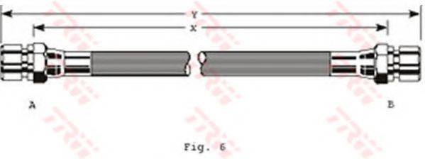 TRW PHA184 Гальмівний шланг