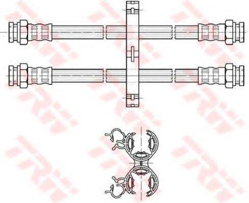 TRW PHA357 Гальмівний шланг