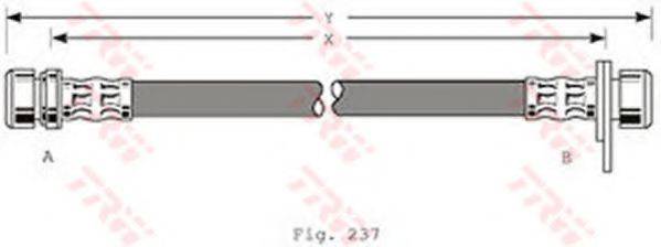 TRW PHC276 Гальмівний шланг