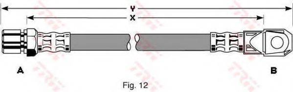 TRW PHD105 Гальмівний шланг