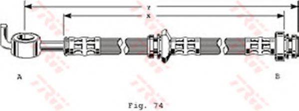 TRW PHD123 Гальмівний шланг