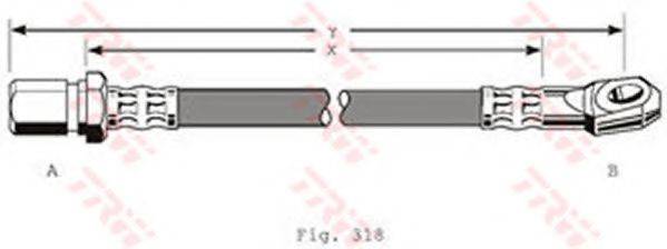 TRW PHD241 Гальмівний шланг