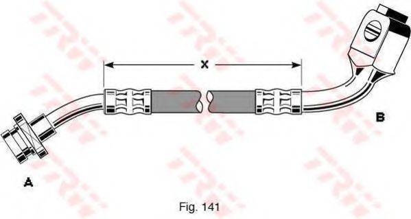 TRW PHD287 Гальмівний шланг