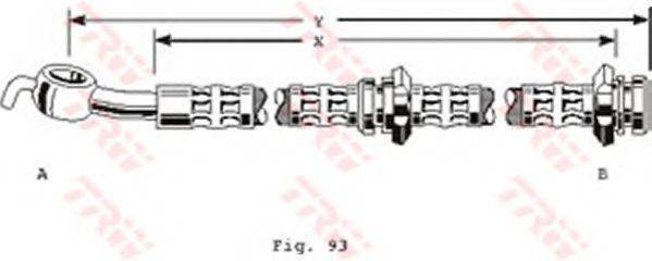 TRW PHD310 Гальмівний шланг