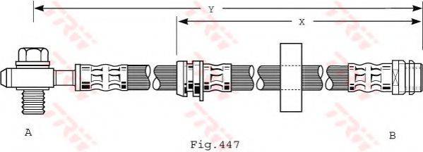 TRW PHD489 Гальмівний шланг