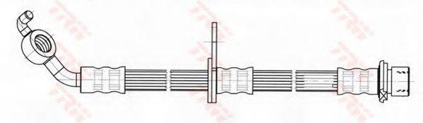 TRW PHD7063 Гальмівний шланг