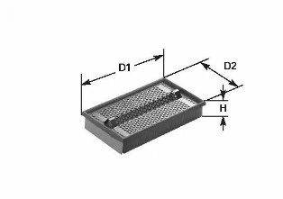 CLEAN FILTERS MA1389 Повітряний фільтр