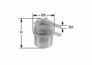 CLEAN FILTERS MBNA019 Паливний фільтр