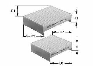 CLEAN FILTERS NC2192CA Фільтр, повітря у внутрішньому просторі