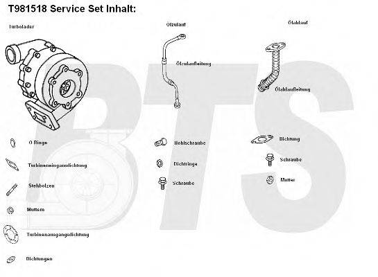 BTS TURBO T981518 Компресор наддув