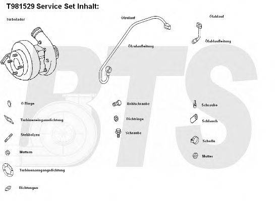 BTS TURBO T981529 Компресор наддув