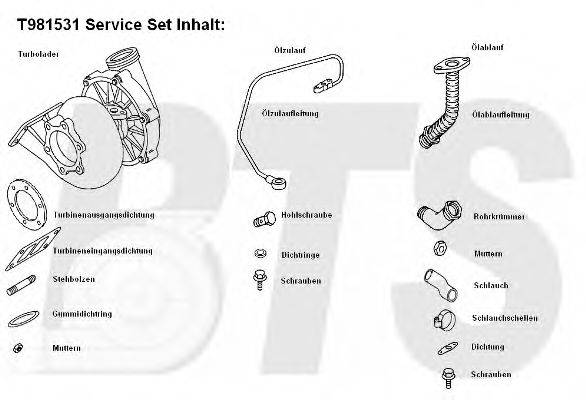 BTS TURBO T981531 Компресор наддув