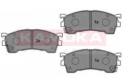 KAMOKA JQ1011900 Комплект гальмівних колодок, дискове гальмо