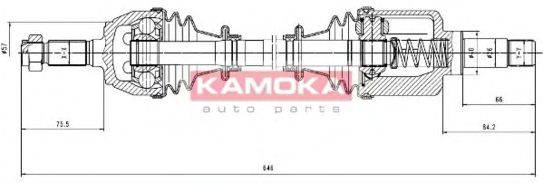 KAMOKA CT1138933 Приводний вал