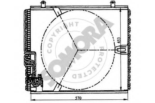 SOMORA 041160 Конденсатор, кондиціонер